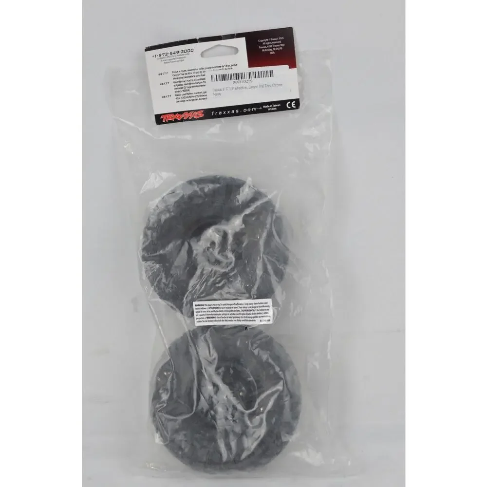 Traxxas 8177 Trail Tires Wheels 1.9